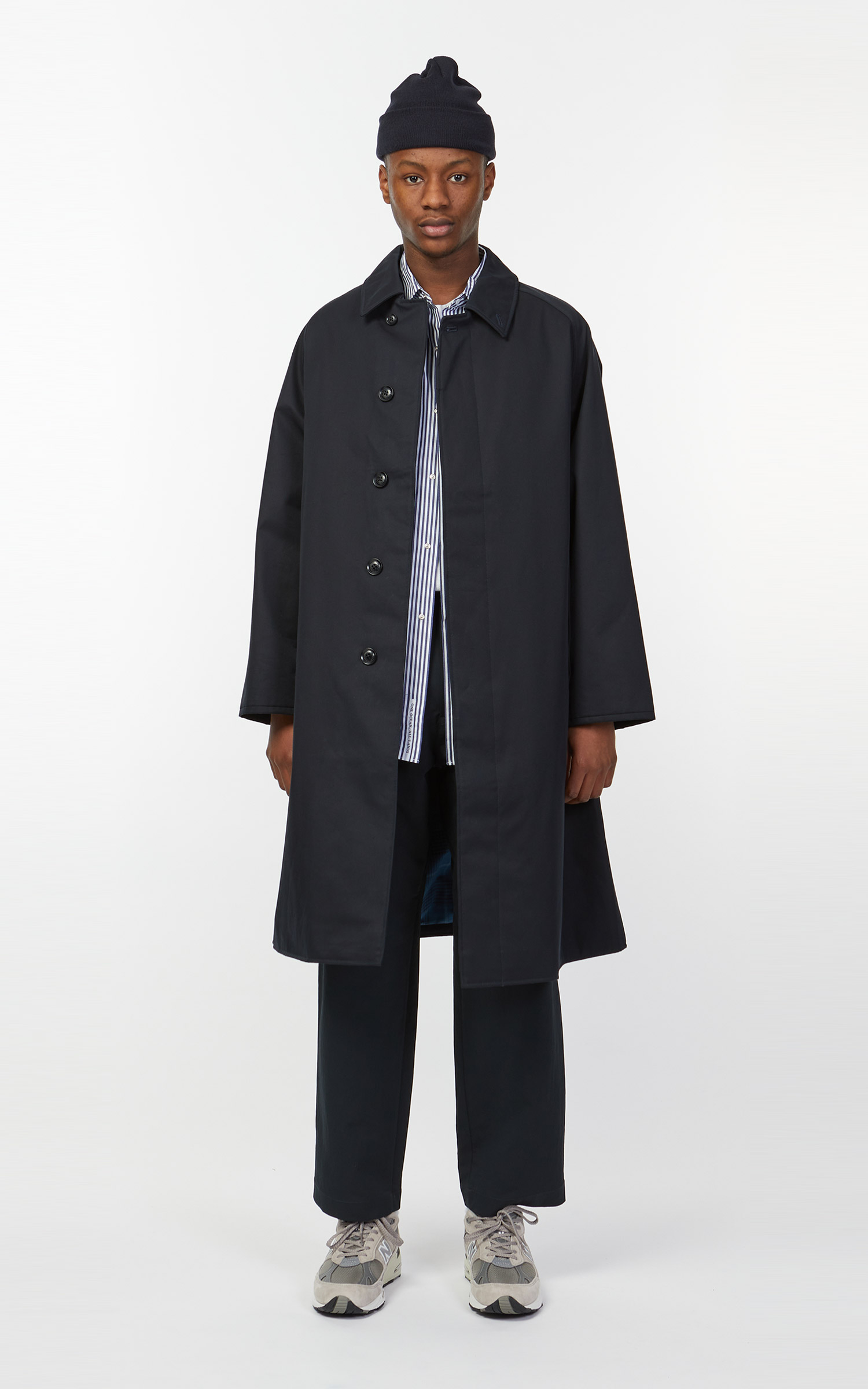 Nanamica GORE-TEX Balmacaan Coat Navy | Cultizm