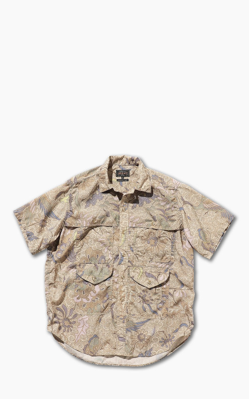 Beams Plus Short Sleeve Adventure Shirt II Beige