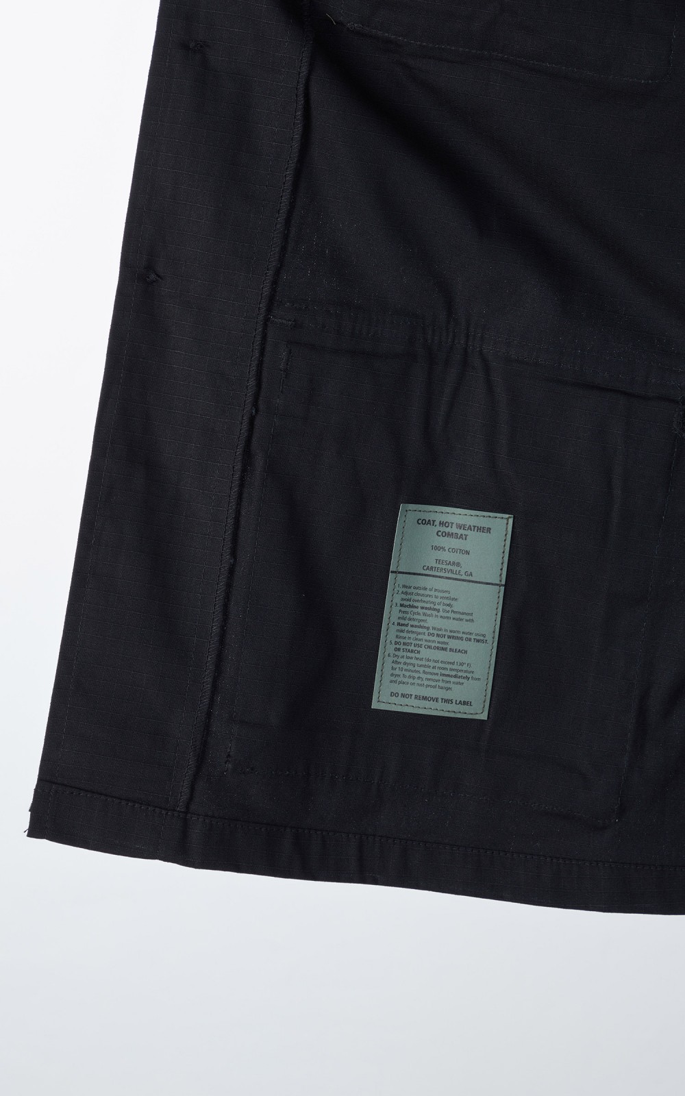 Military Surplus US BDU Field Jacket Ripstop Black | Cultizm
