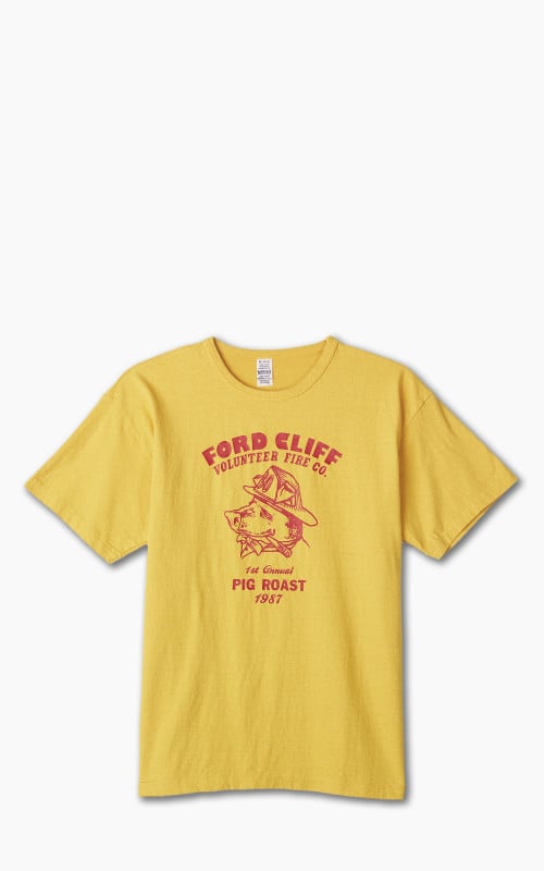 Warehouse & Co. Lot 4064 Ford Cliff T-Shirt Yellow