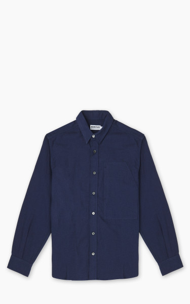Momotaro Jeans MXLS1008 Dobby Work Shirt Indigo