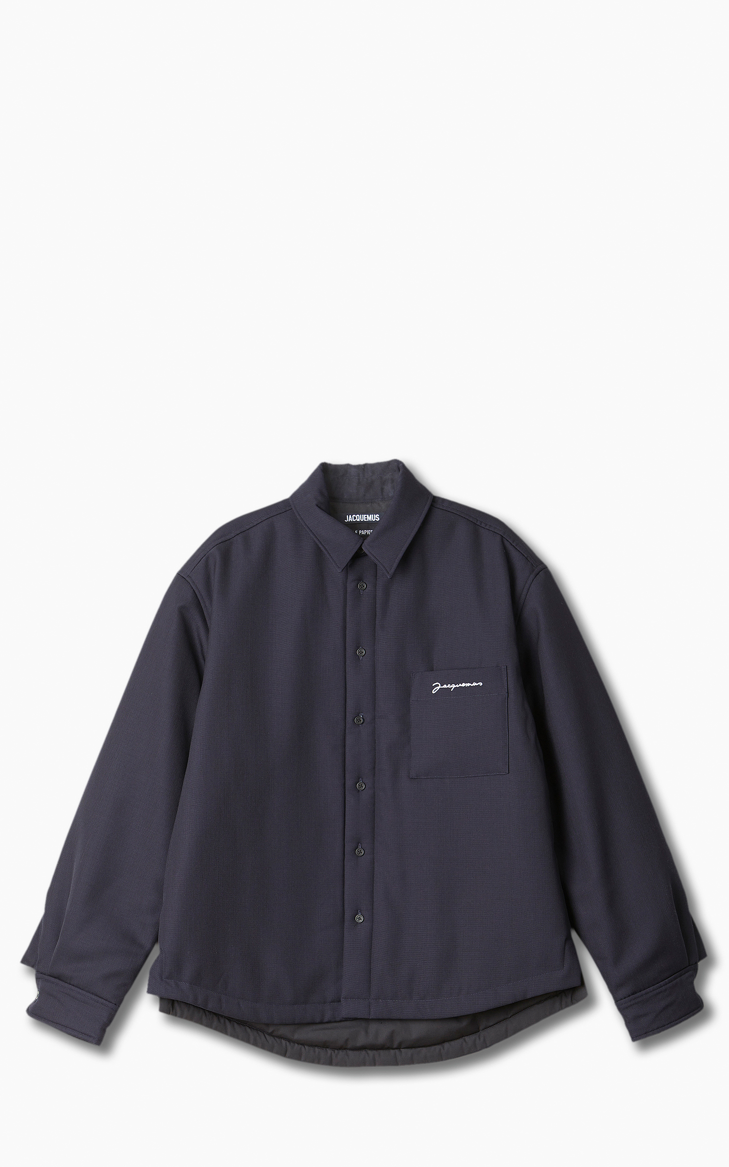 Jacquemus La Chemise Boulanger Overshirt Navy | Cultizm