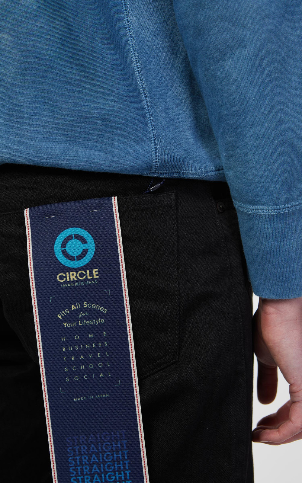 Japan Blue J316 Circle Straight Selvedge Black 14oz | Cultizm