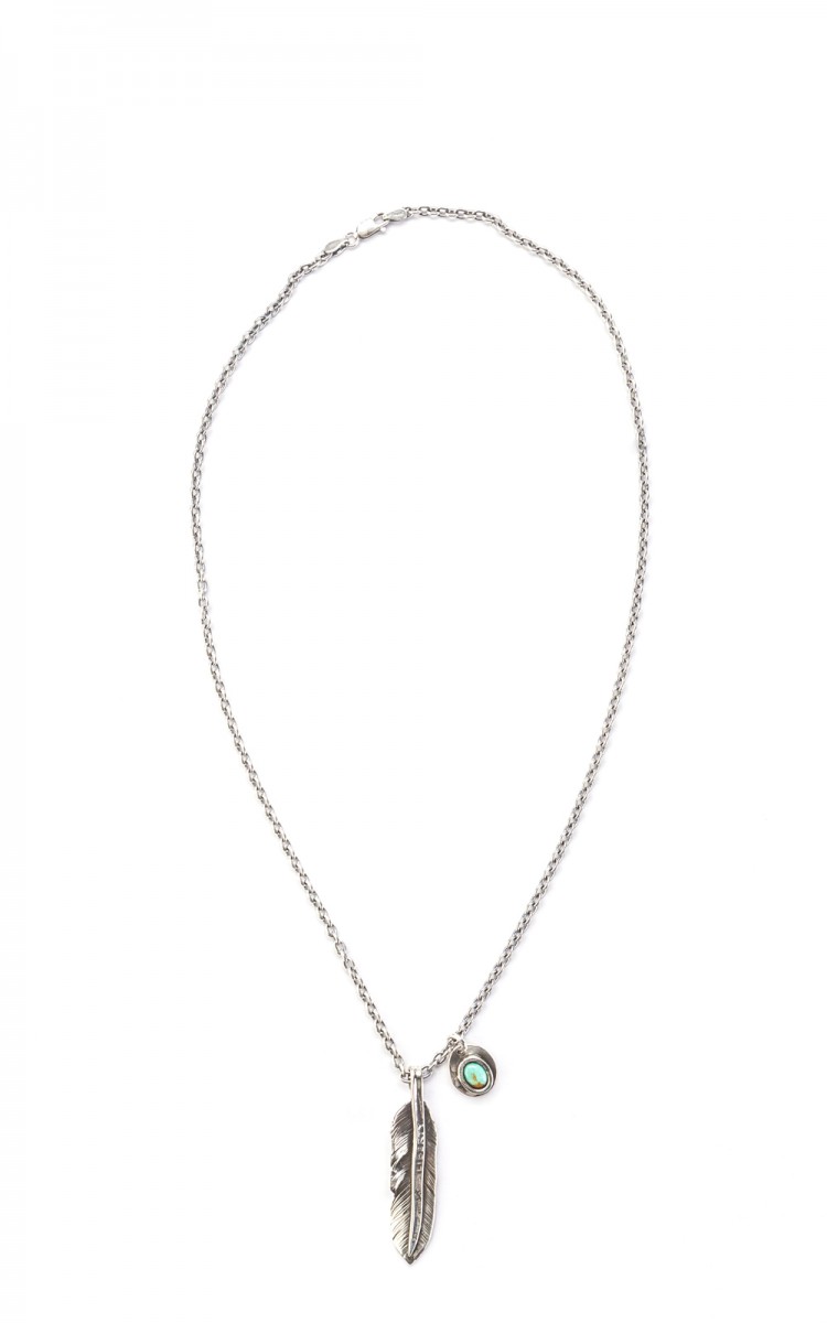North Works N-410 Necklace 925 Silver Liberty Feather | Cultizm