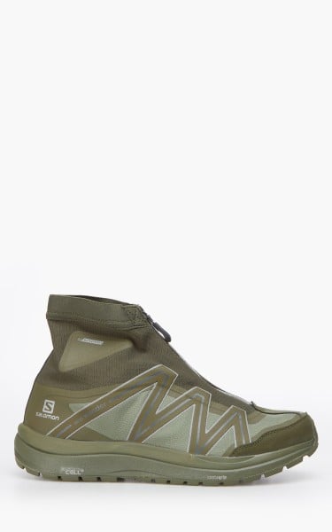 and wander x Salomon Reflective Highcut Sneakers Khaki 5741278432-Khaki