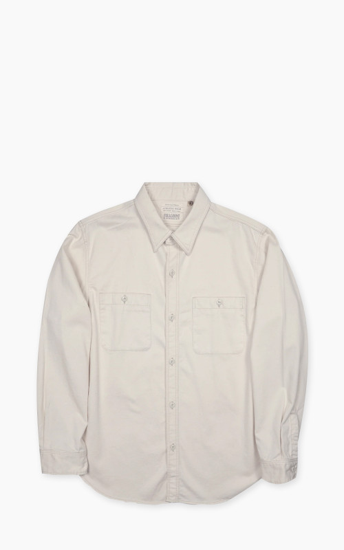 Fullcount 4087-2 Twill Work Shirt Ecru