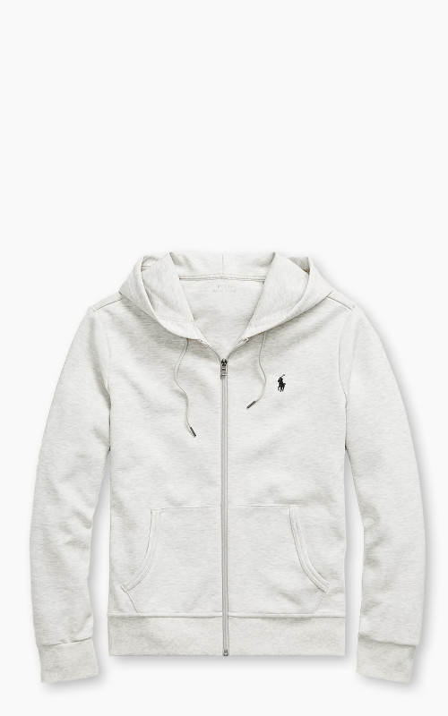 Polo Ralph Lauren Double-Knit Full-Zip Hoodie Light Sport Heather