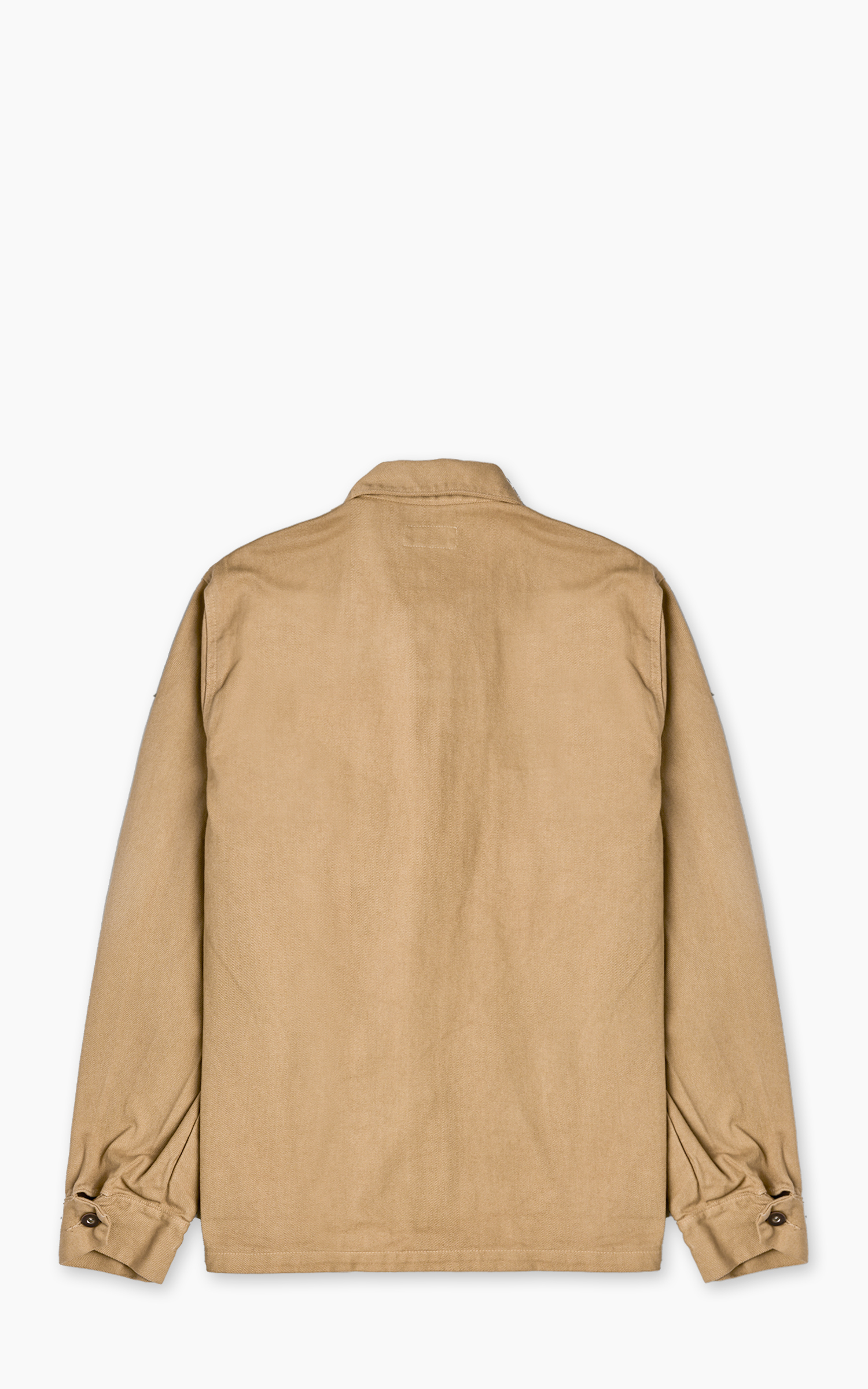 Tellason Coverall Jacket Garment Dyed Denim British Tan