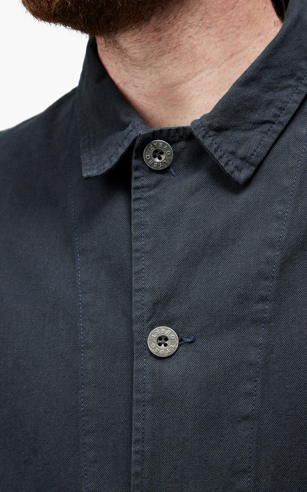 Nigel Cabourn Navvie Blazer Cotton Broken Twill Navy | Cultizm Nigel Cabourn Navvie Blazer Cotton Broken Twill Navy | Cultizm