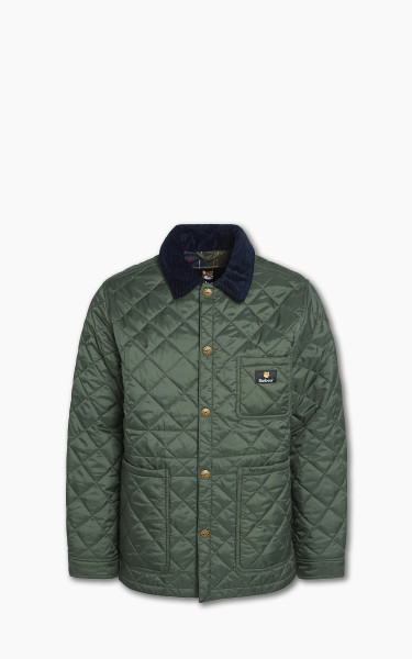 Barbour x Maison Kitsuné Kenning Quilted Green