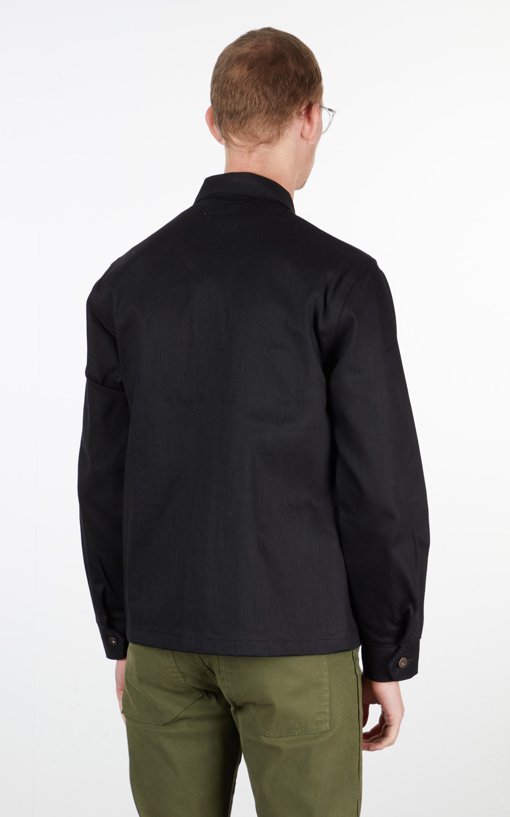 Tellason Coverall Jacket Selvedge Denim Black 13.5oz | Cultizm
