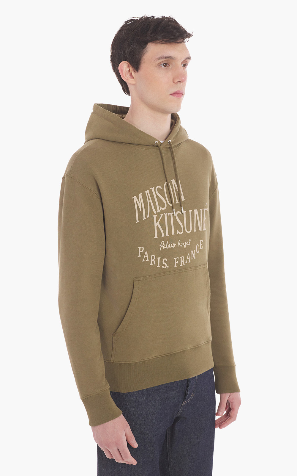 Maison Kitsuné Palais Royal Classic Hoodie Khaki | Cultizm