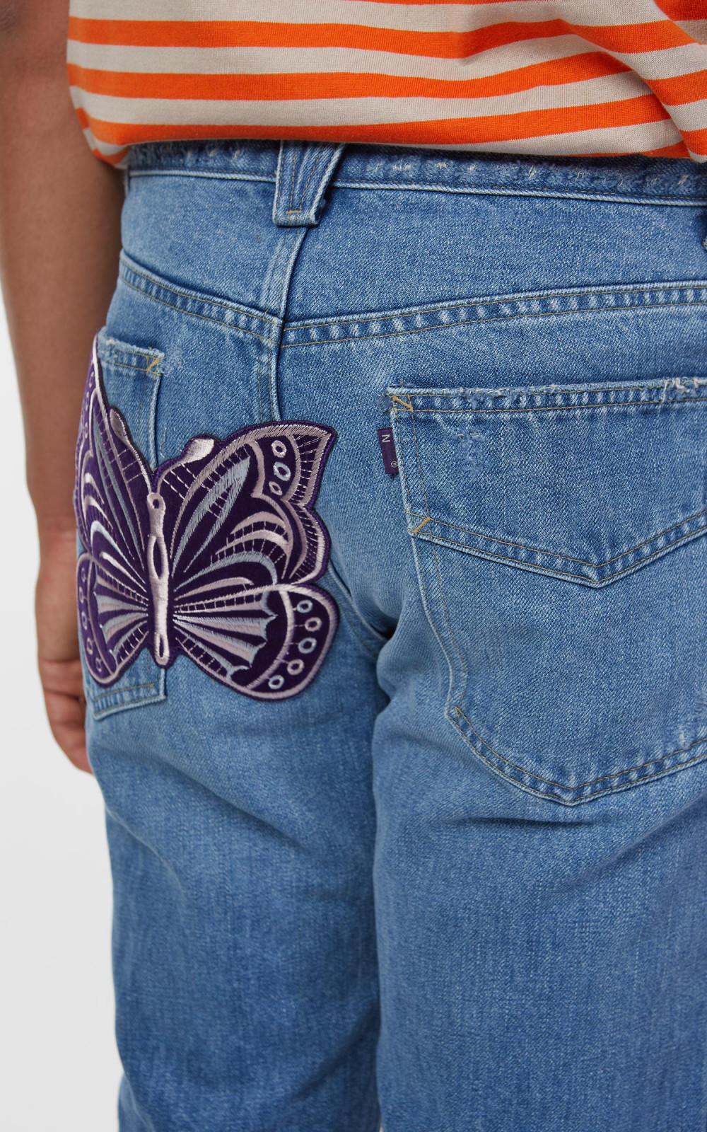 Needles Assorted Patches Slim Jean Indigo | Cultizm