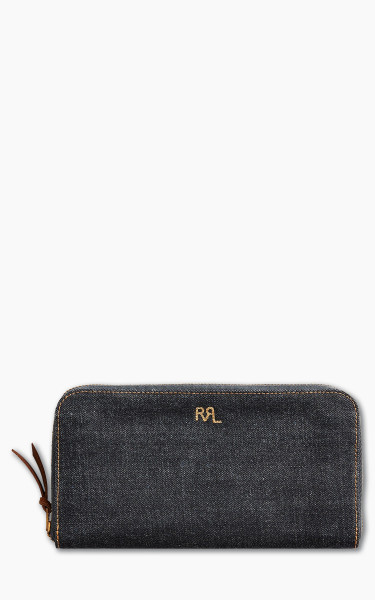 RRL Denim Travel Wallet Indigo