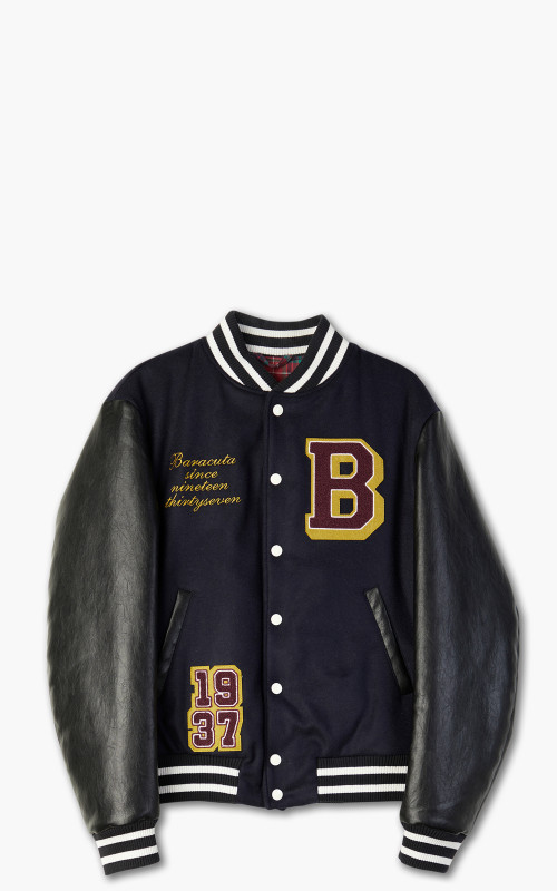 Baracuta Varsity Jacket Night Blue