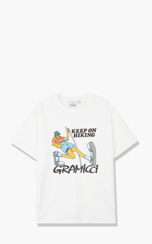 Gramicci Keep On Hiking Tee White G2SU-T007-White