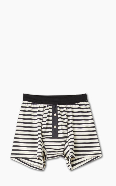 Merz b. Schwanen 2M55 Button Facing Underpants Charcoal/Nature