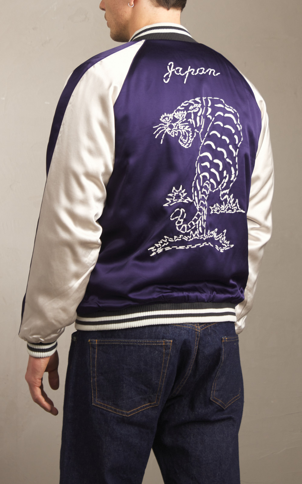 Houston Souvenir Jacket Tiger Navy | Cultizm