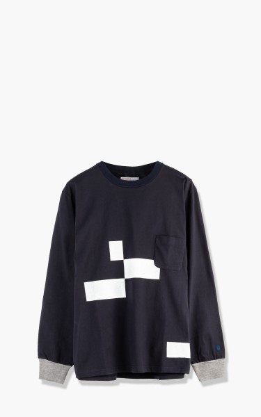 Nanamica L/S Graphic Tee Navy