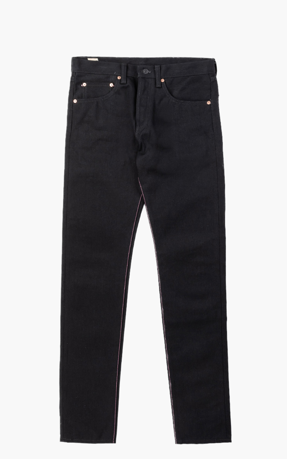 Momotaro Jeans B0306-SP Zimbabwe Cotton Black x Black GTB 15.7oz | Cultizm