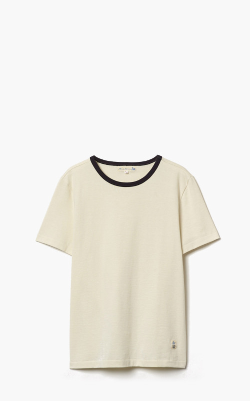 Merz b. Schwanen TR215B Retro Sport Tee Oat/Charcoal