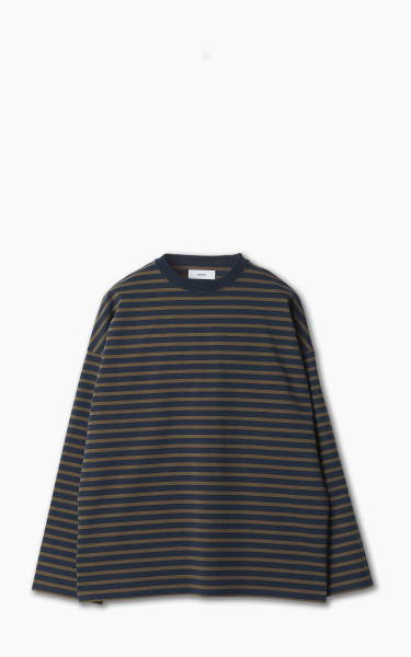Markaware &#039;Marka&#039; Oversize Tee L/S Navy/Brown