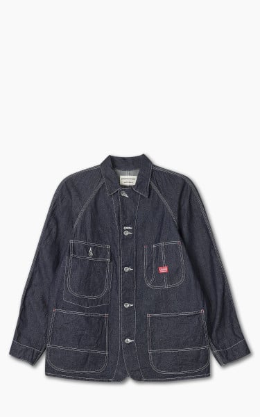 Samurai Jeans HJCA-D10oz Chore Jacket Selvedge Pure Indigo 10oz