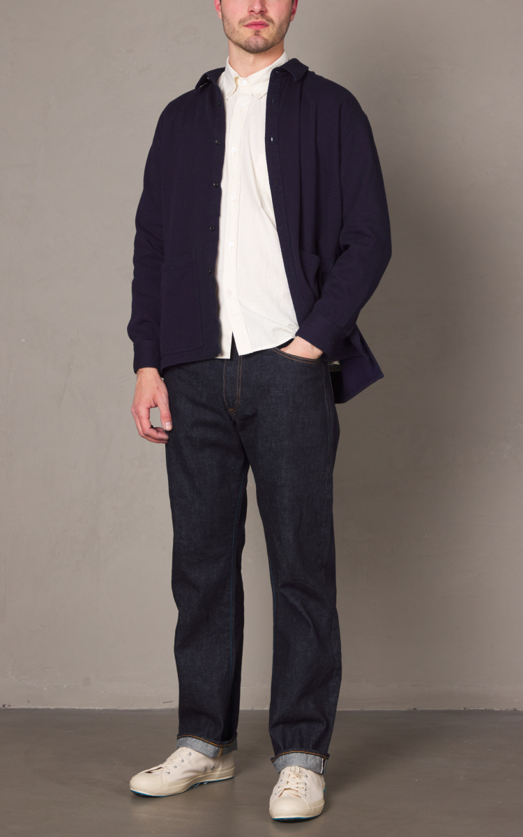 サルセーションウェア dark blue Sサイズ Japan-Blue-JBLS1041-Sashiko-