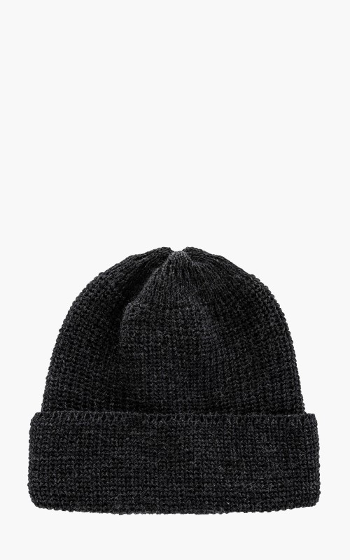 Leuchtfeuer-Strickwaren Borkum Knit Wool Beanie Anthracite