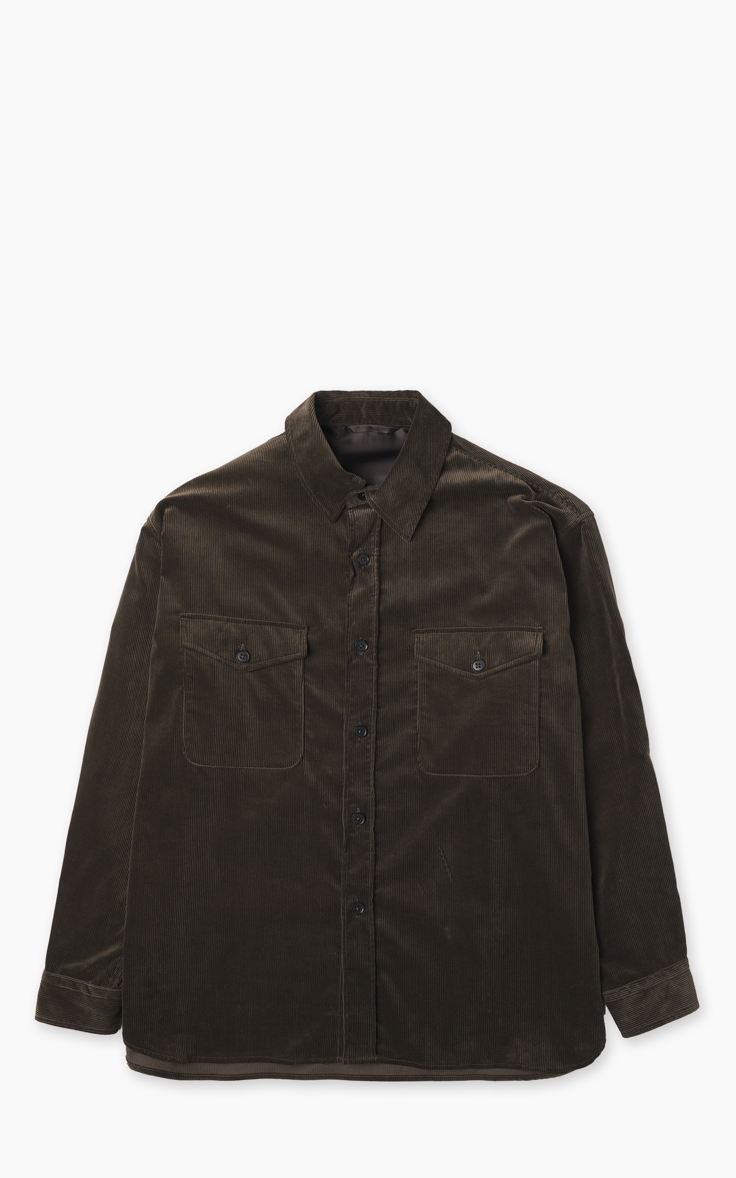 Kaptain Sunshine Corduroy C.P.O Shirt Jacket Brown | Cultizm