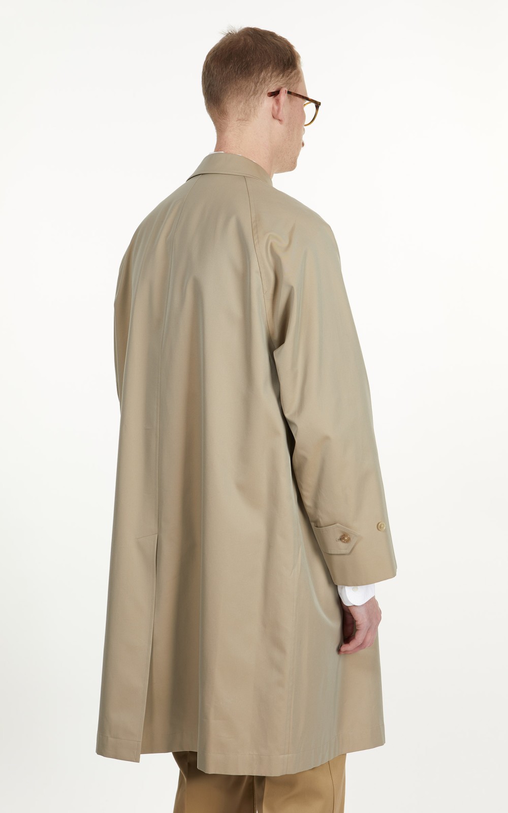 Anatomica Single Raglan I Coat Gabardine Beige | Cultizm