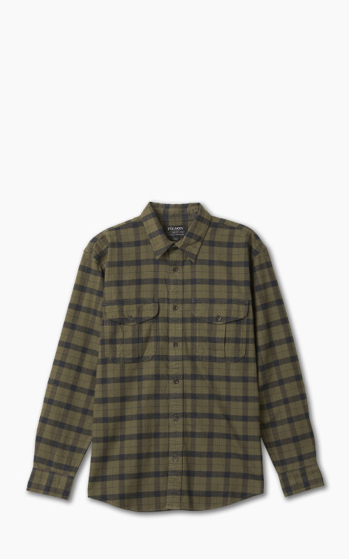 Filson Alaskan Guide Shirt Otter Green/Black Plaid