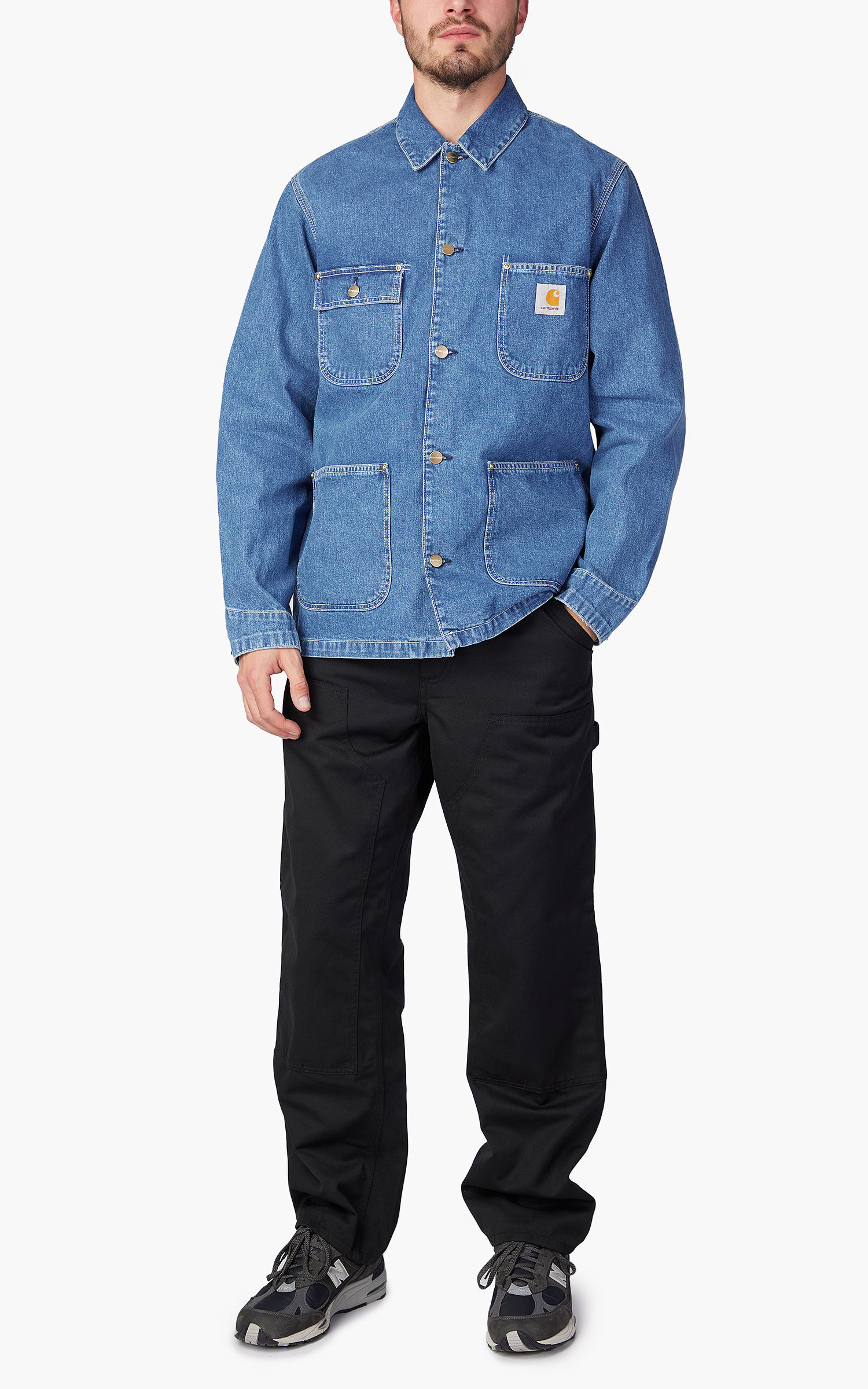 Carhartt WIP OG Chore Coat Blue Stone Washed