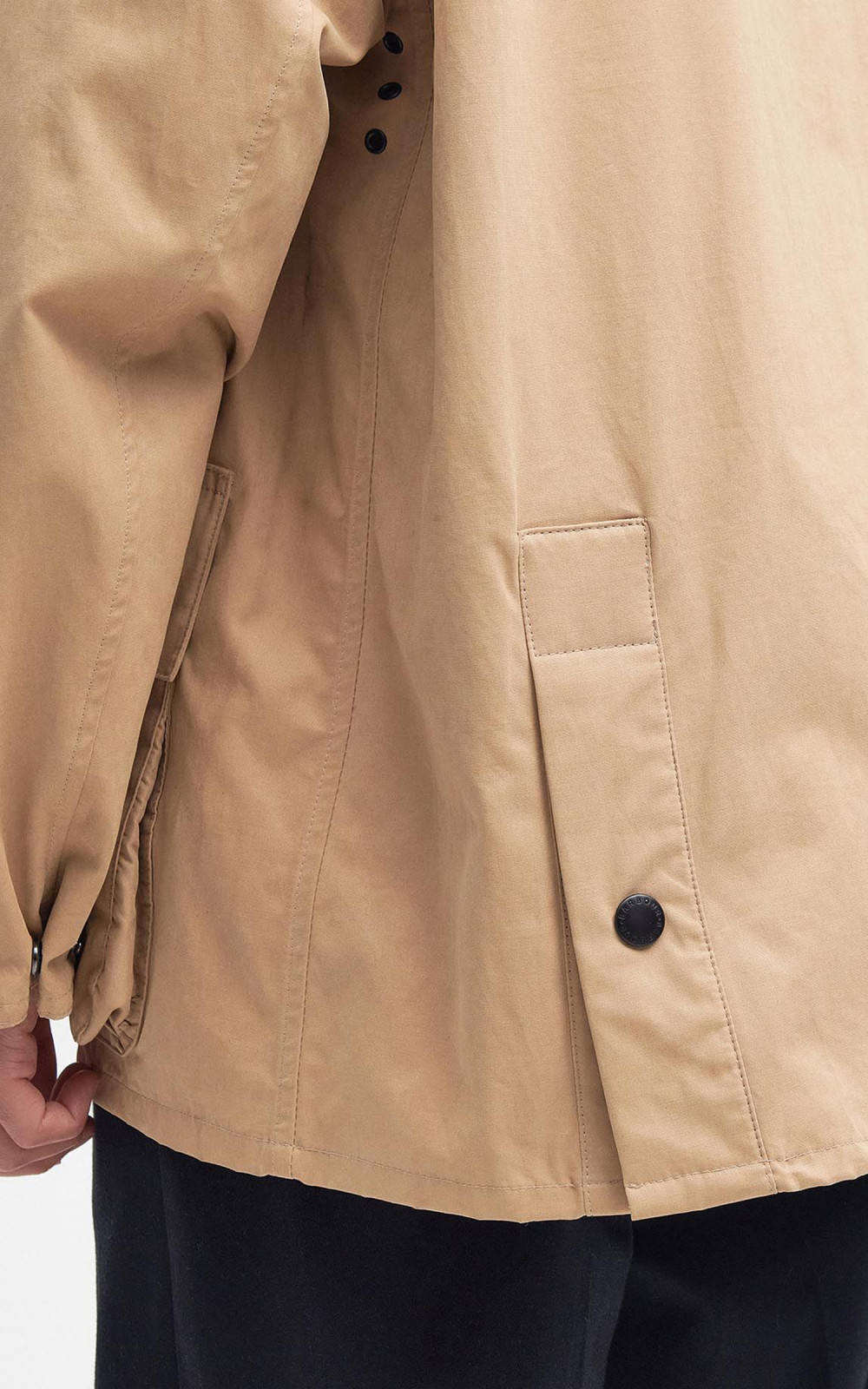 Barbour Peached Oversized Bedale Casual Jacket Stone | Cultizm Barbour Peached Oversized Bedale Casual Jacket Stone | Cultizm
