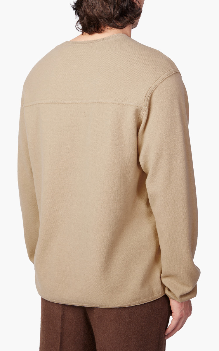 トップス AURALEE 23AW FELTED WOOL KNIT V-NECK Auralee-Felted-Wool-Knit-V-