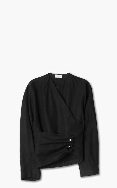 Lemaire Wrap Top Black | Cultizm