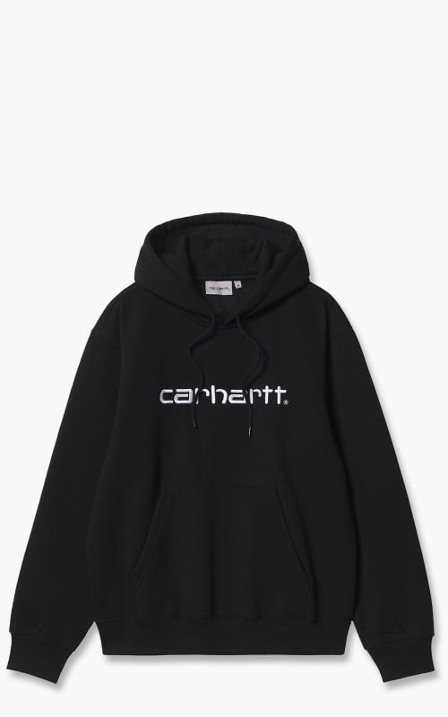 Carhartt WIP Hooded Carhartt Sweat Black/White I030230.0D2.XX.03