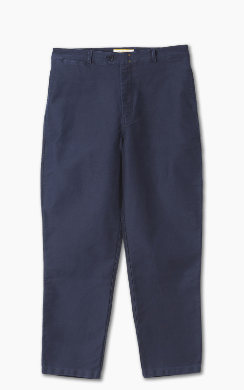 Le Mont St Michel Wide-Leg Work Trouser Navy