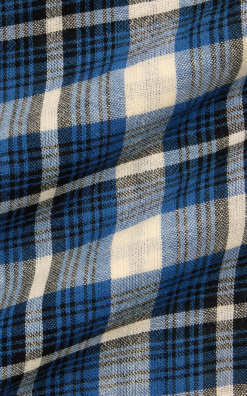 RRL Plaid Double Faced Workshirt Blue Multi | Cultizm