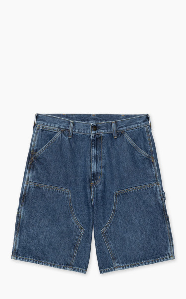 Carhartt WIP Double Knee Short Smith Denim Stone Washed Blue