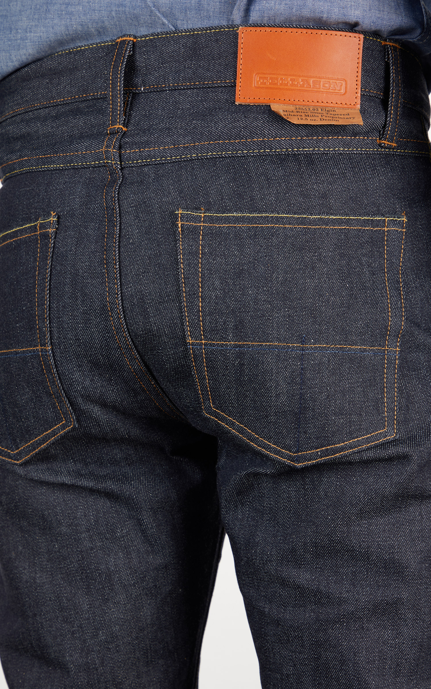 Tellason Elgin Kaihara Mills Indigo Selvage Unwashed 12.5oz | Cultizm