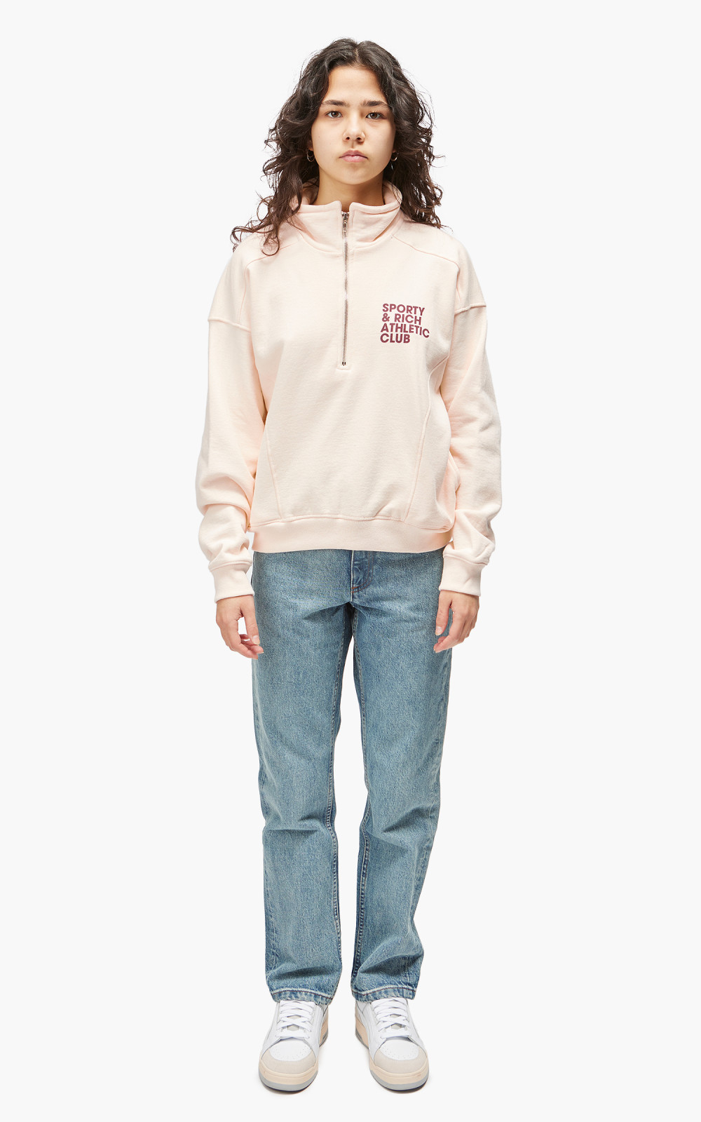 Sporty&Rich｜HOODIES/SWEATS (Crown Hoodie - Cream/Merlot Crown Hoodie - Cream/Merlot – Sporty & Rich