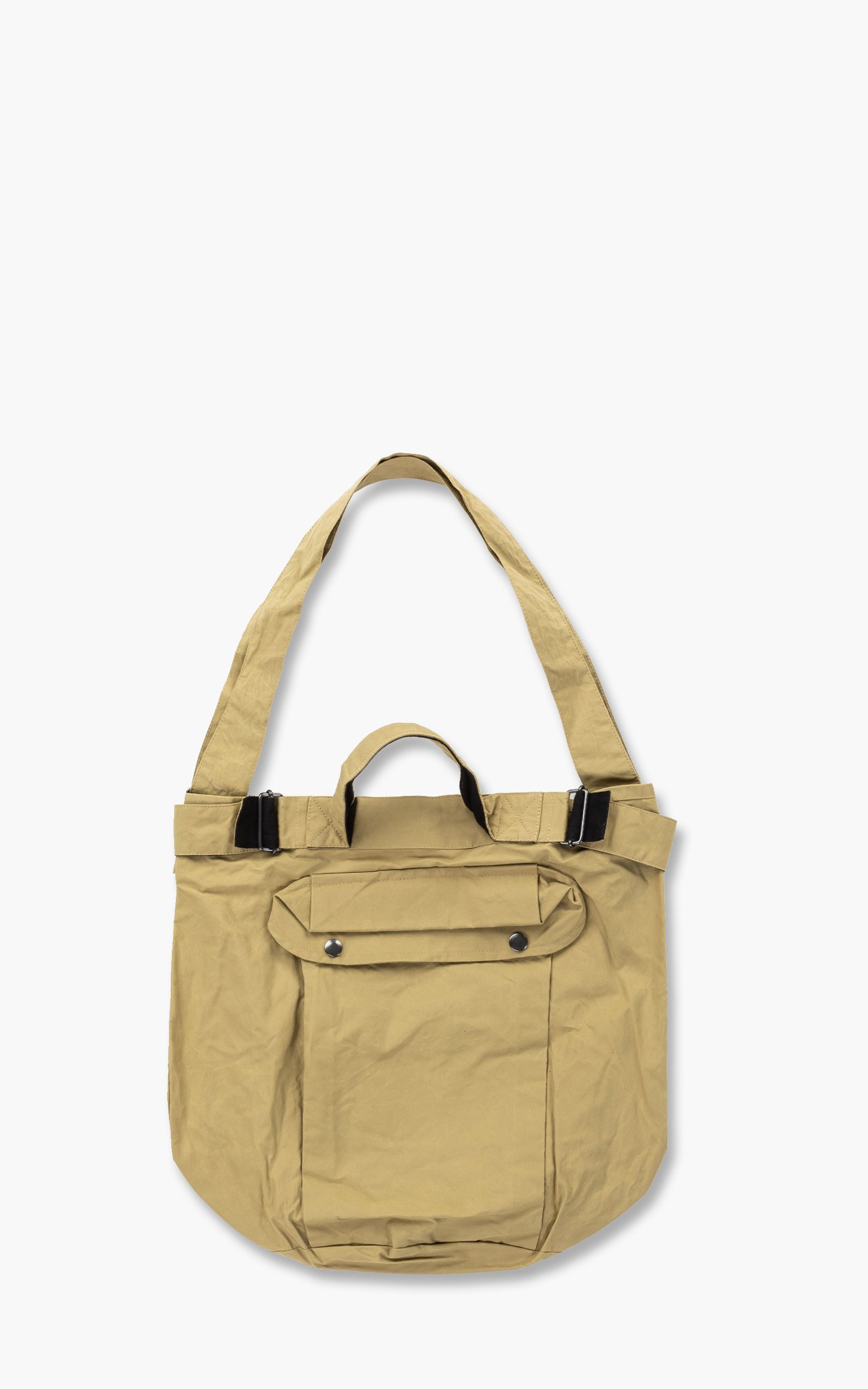 Margaret Howell MHL. Army Surplus Bag Washed Waxed Cotton Faded Olive |  Cultizm