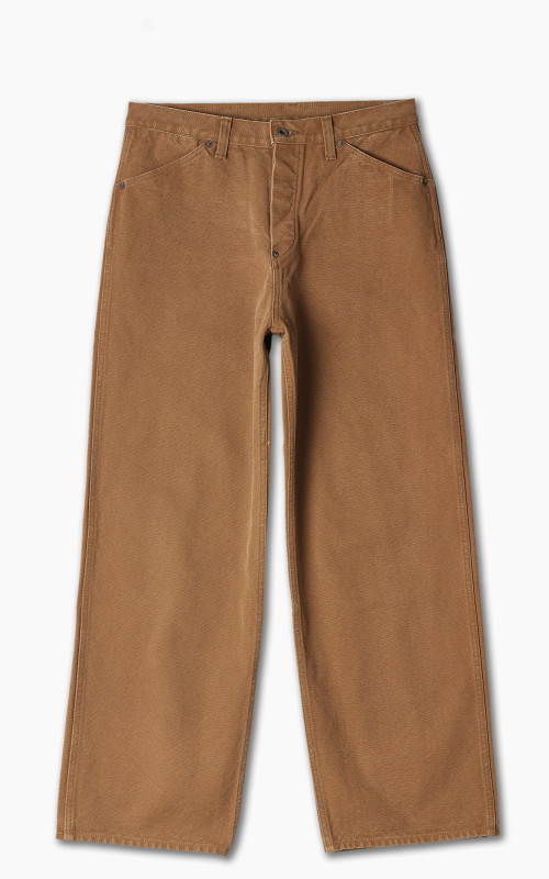 Fullcount 1129-2 Heavy Canvas Cinch Back Work Pants Copper Brown
