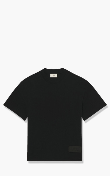 AMI Paris T-Shirt Satin Label Black UTS006.701-001