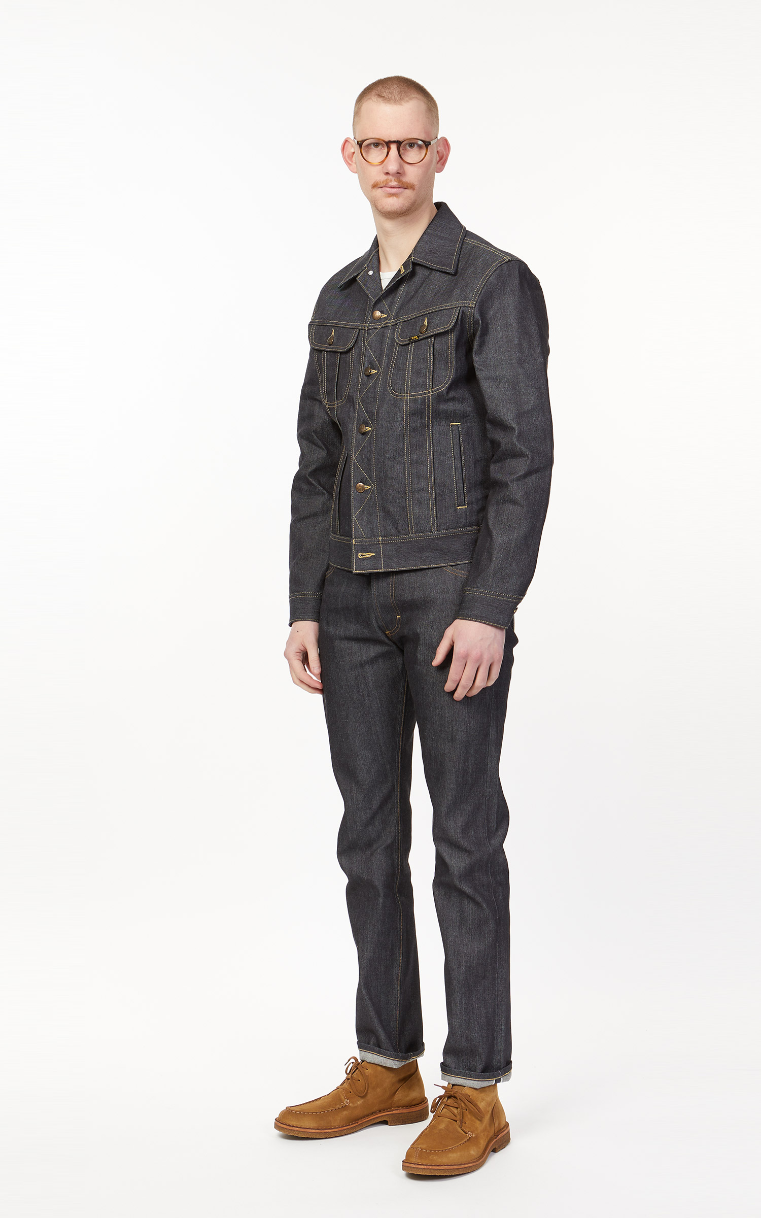 Lee 101 101 Rider Jacket Dry Indigo 12.25oz Cultizm