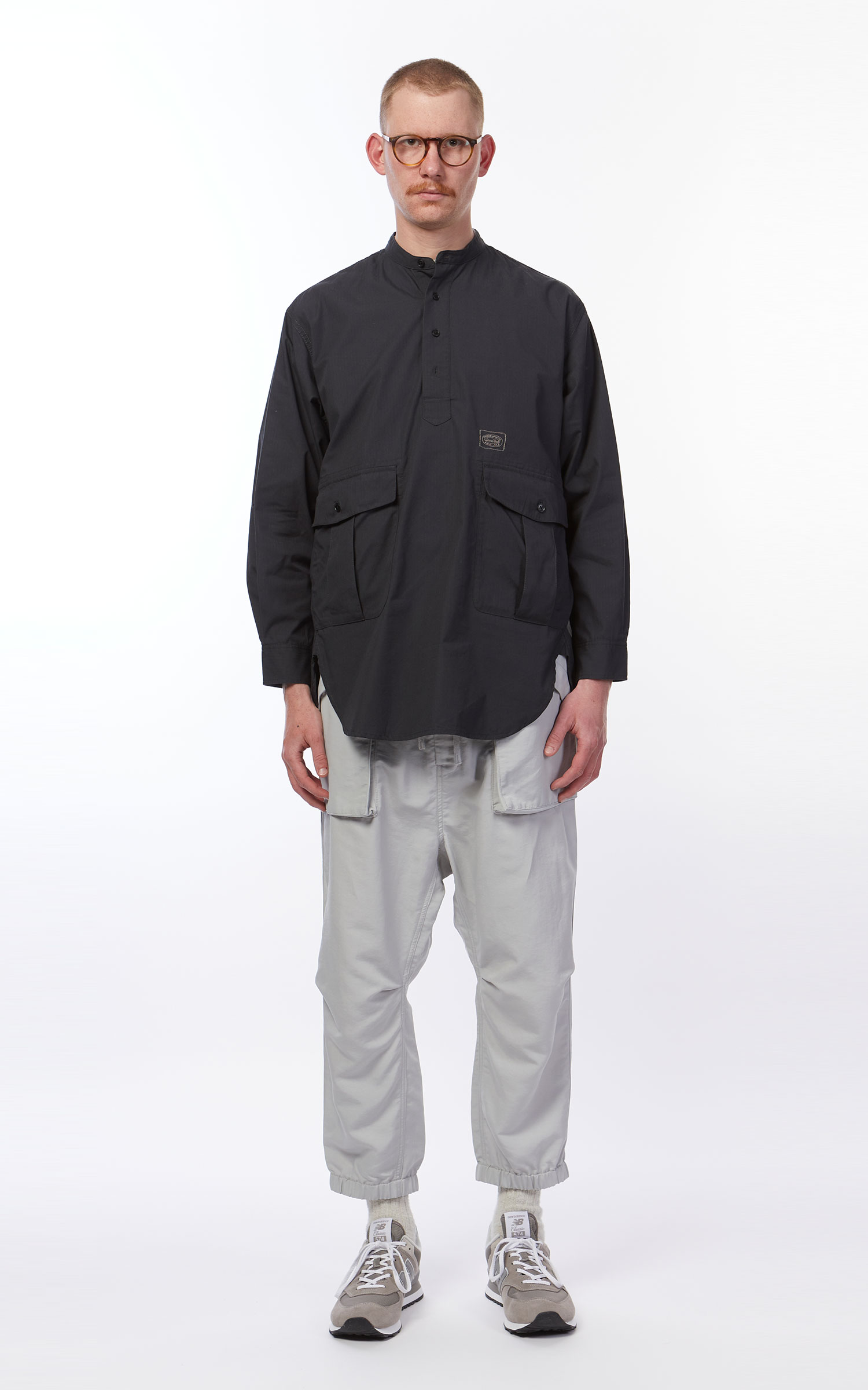 Snow Peak Takibi Light Ripstop Pullover Shirt Black | Cultizm