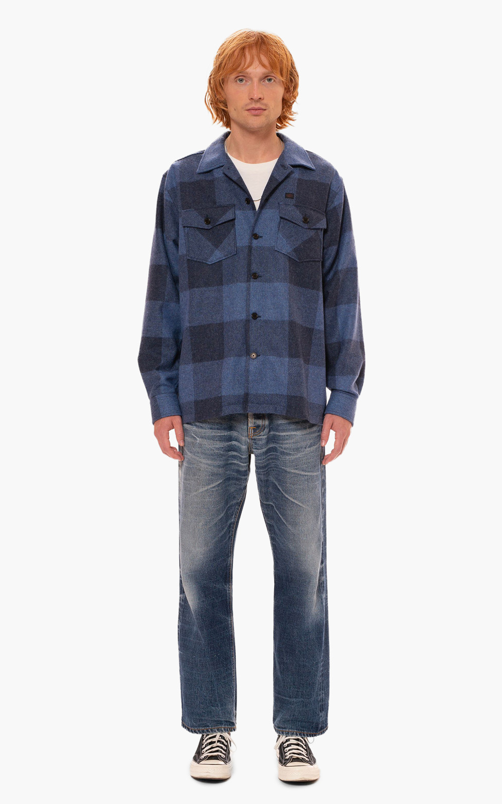 cootie CPOシャツ Buffalo Check L/S Shirt 美品 COOTIEの新作Buffalo Check L/S C.P.O Shirt入荷