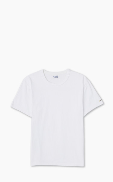 The Flat Head FN-TKC-001 Loopwheeled T-Shirt White