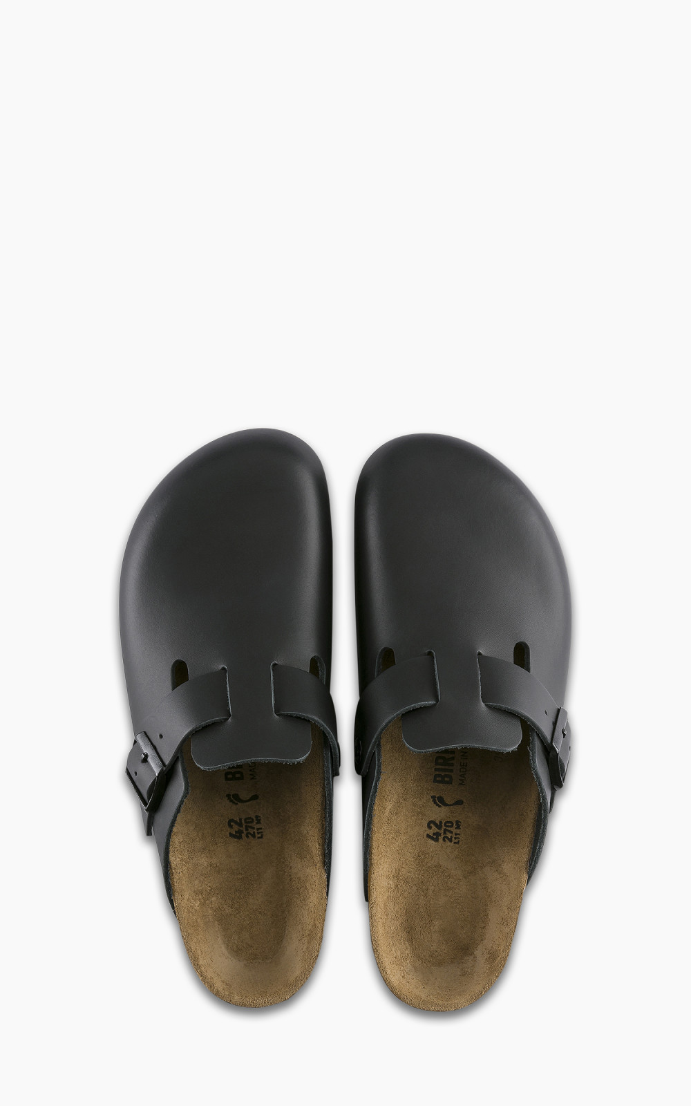 Birkenstock Boston Natural Leather Black | Cultizm Birkenstock Boston Natural Leather Black | Cultizm